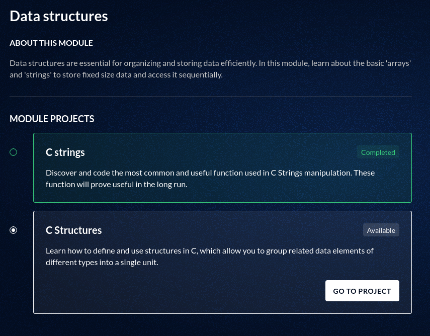 Vue d'ensemble de Data Structures