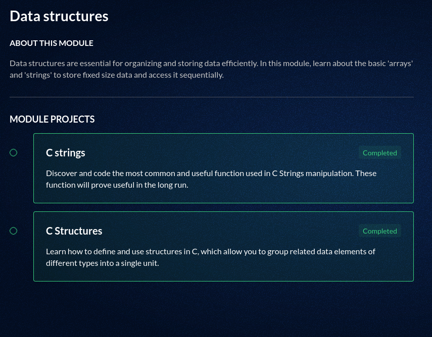 Vue d'ensemble de Data Structures