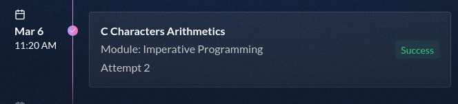 C Characters Arithmetics Tries