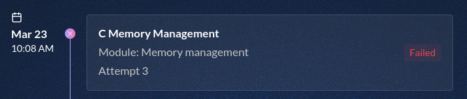 C Memory Management Tries