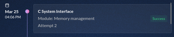 C System Interface Tries